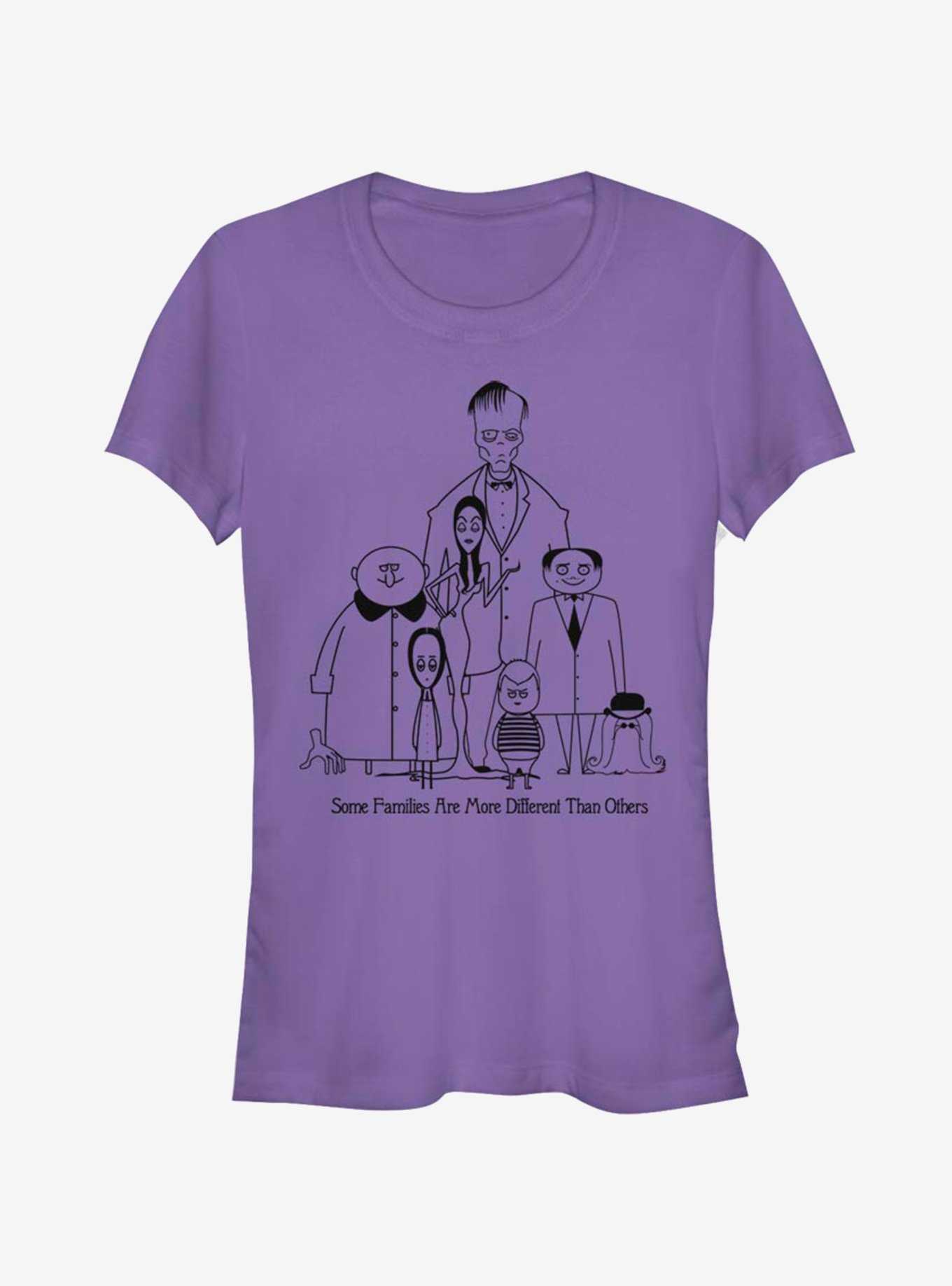 The Addams Family Family Portrait Simple Girls T-Shirt, , hi-res