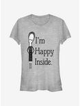 Plus Size The Addams Family Happy Inside Girls T-Shirt, ATH HTR, hi-res