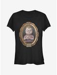 The Addams Family Pugsley Portrait Girls T-Shirt, BLACK, hi-res