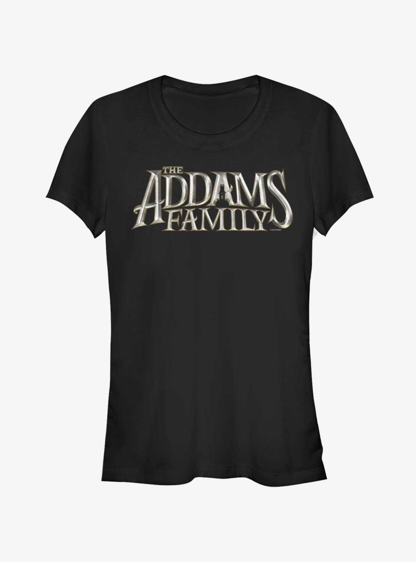The Addams Family Theatrical Logo Girls T-Shirt, , hi-res