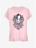 The Addams Family Weaken Gene Pool Girls T-Shirt, LIGHT PINK, hi-res