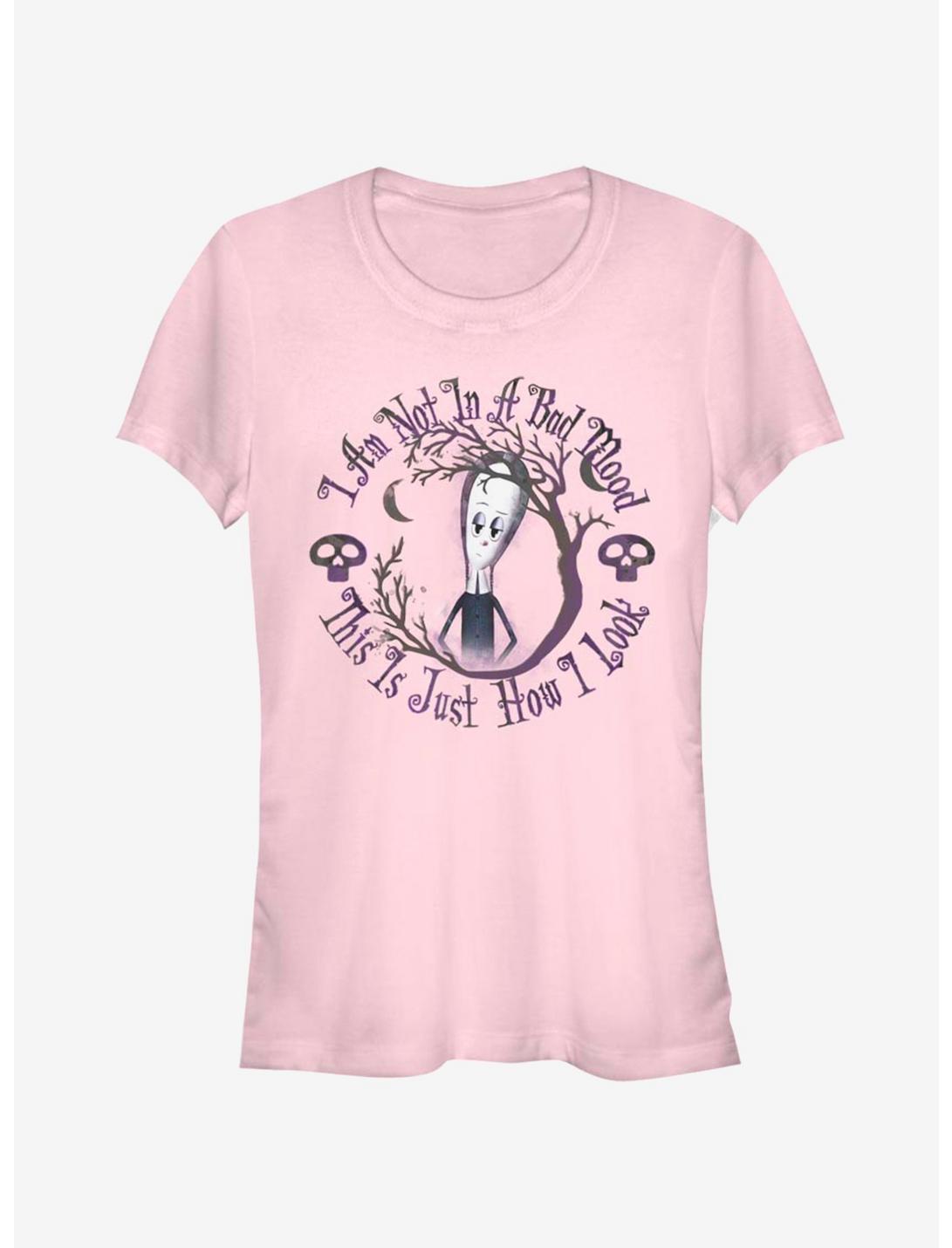 The Addams Family Wednesday Watercolor Girls T-Shirt, LIGHT PINK, hi-res
