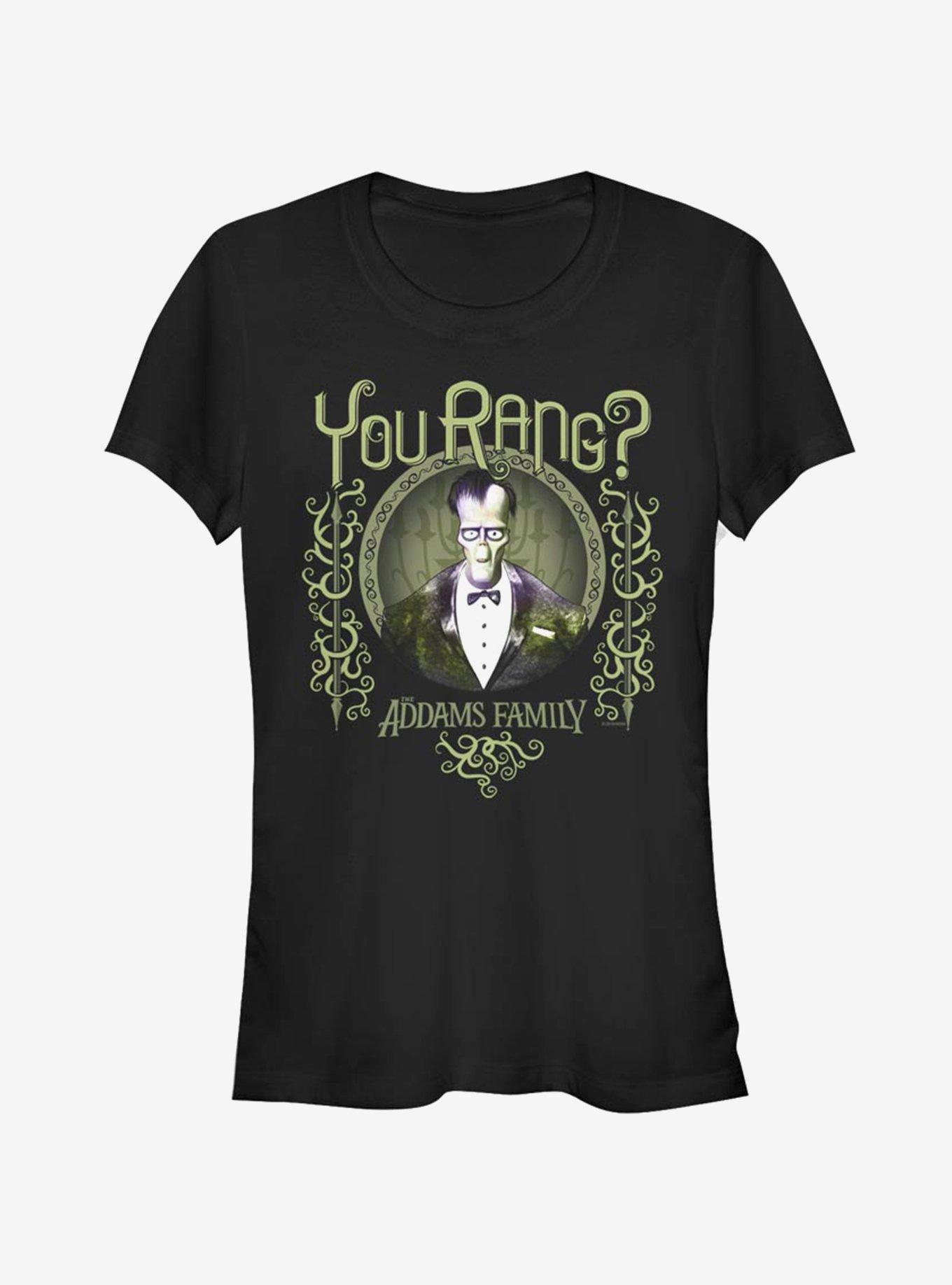 The Addams Family You Rang Girls T-Shirt, BLACK, hi-res