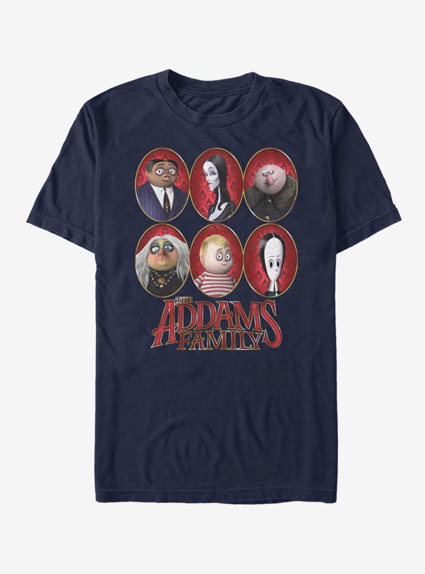 The Addams Family Portraits T-Shirt