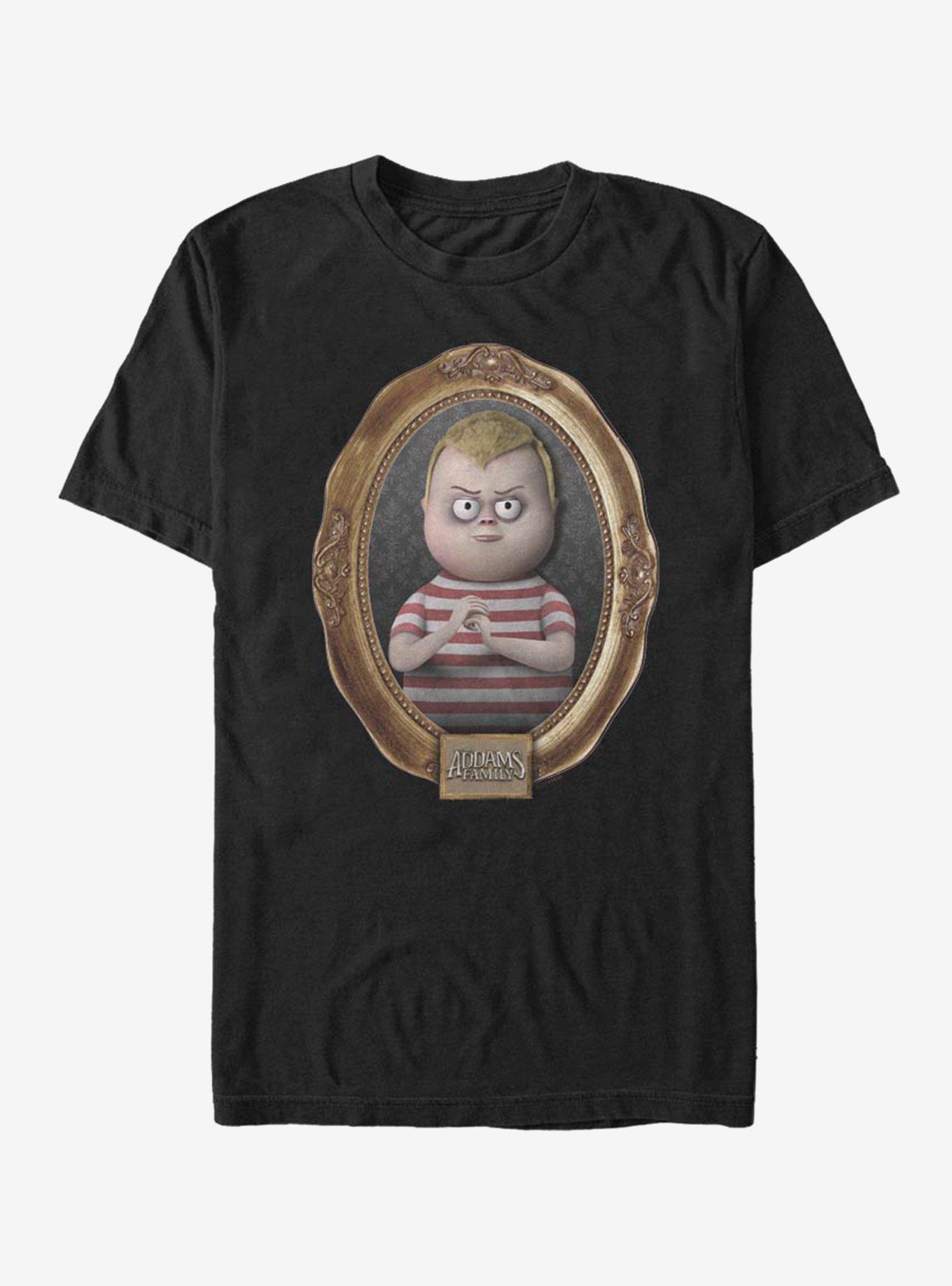 The Addams Family Pugsley Portrait T-Shirt, BLACK, hi-res