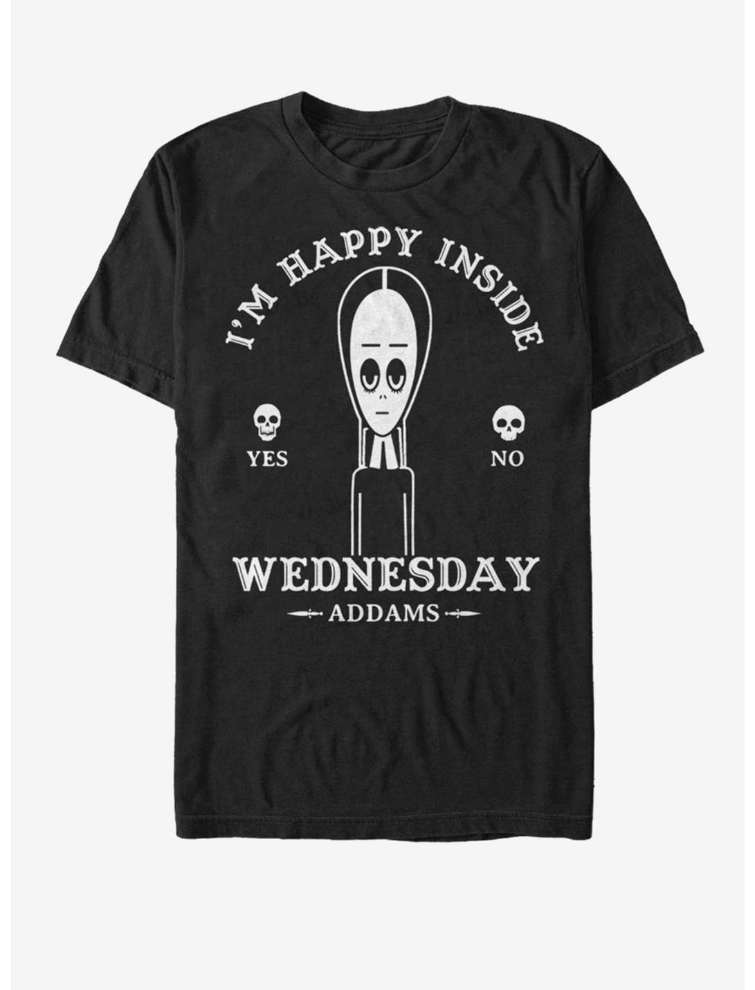 The Addams Family Wednesday Macabe T-Shirt, BLACK, hi-res