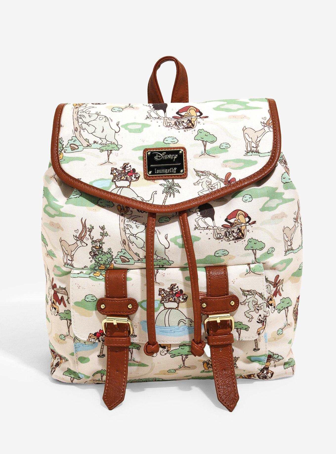 Loungefly Disney Mickey Mouse Safari Rucksack - BoxLunch Exclusive ...