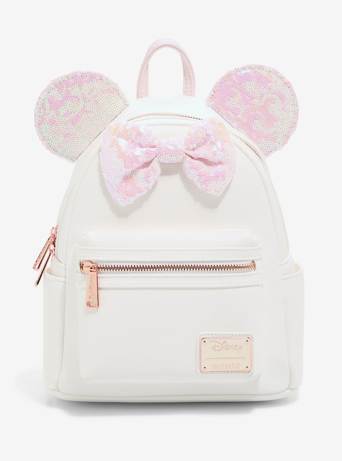 Loungefly Disney Minnie Mouse Iridescent Sequin Mini Backpack BoxLunch Exclusive BoxLunch