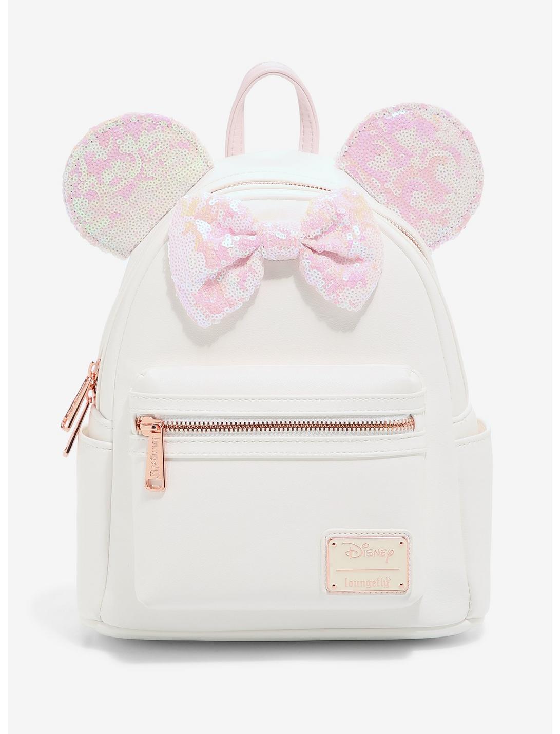 Loungefly Disney Minnie Mouse Iridescent Sequin Mini Backpack - BoxLunch Exclusive, , hi-res