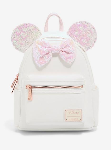 Loungefly Disney Minnie Mouse Iridescent Sequin Mini Backpack ...