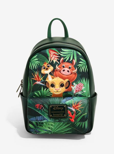 Loungefly Disney The Lion King Tropical Trio Mini Backpack - BoxLunch ...