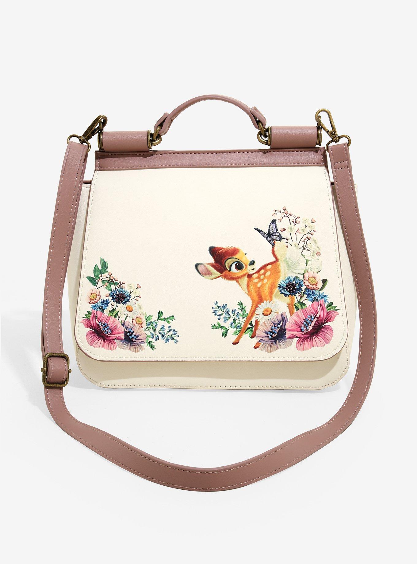 Loungefly Disney Bambi Floral Crossbody Bag - BoxLunch Exclusive, , hi-res