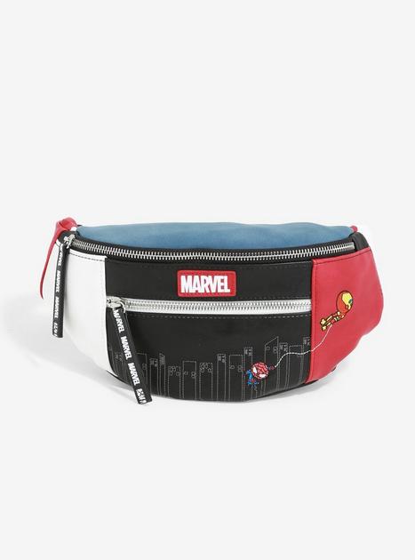 Loungefly Marvel Iron Man Spider-Man Fanny Pack - BoxLunch Exclusive ...