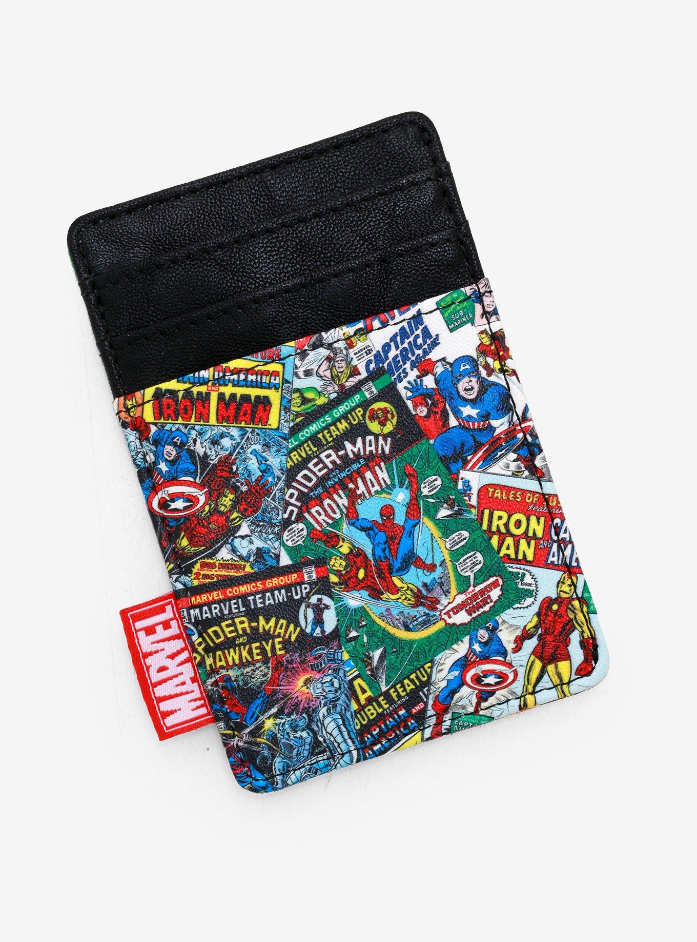 Loungefly Marvel Vintage Comics Cardholder - BoxLunch Exclusive, , hi-res