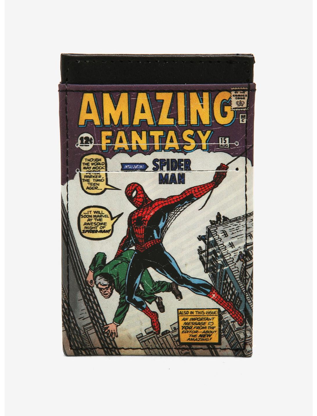 Marvel Spider-Man Amazing Fantasy Cover Cardholder - BoxLunch Exclusive, , hi-res
