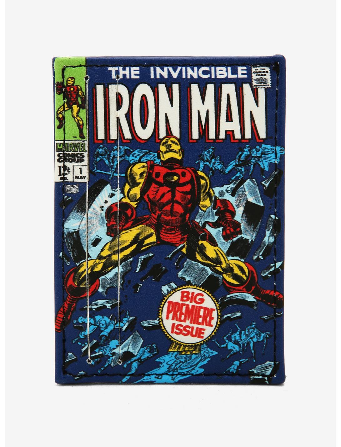 Marvel Iron Man Big Premiere Issue Cover Cardholder - BoxLunch Exclusive, , hi-res