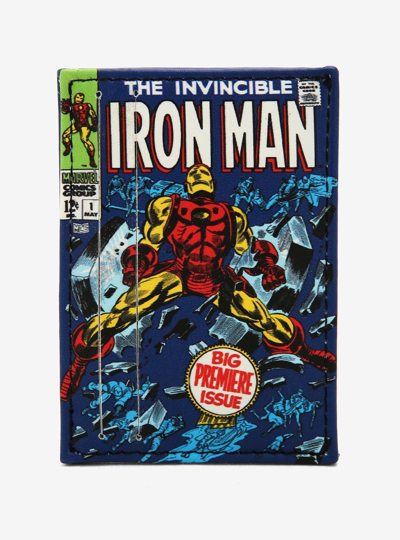 Marvel Iron Man Big Premiere Issue Cover Cardholder - BoxLunch Exclusive, , hi-res