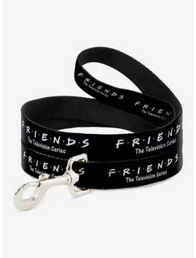 Friends The Television Series Logo Black White Multi Color Dog Leash 6 Ft, , hi-res