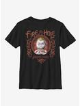 The Addams Family Fire In The Hole Youth T-Shirt, BLACK, hi-res