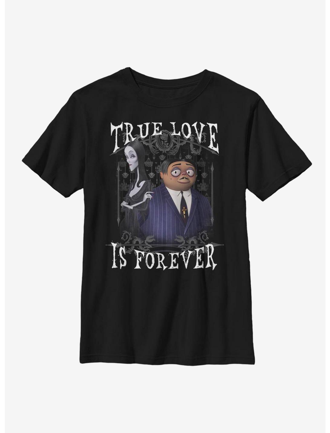 The Addams Family Forever Youth T-Shirt, BLACK, hi-res