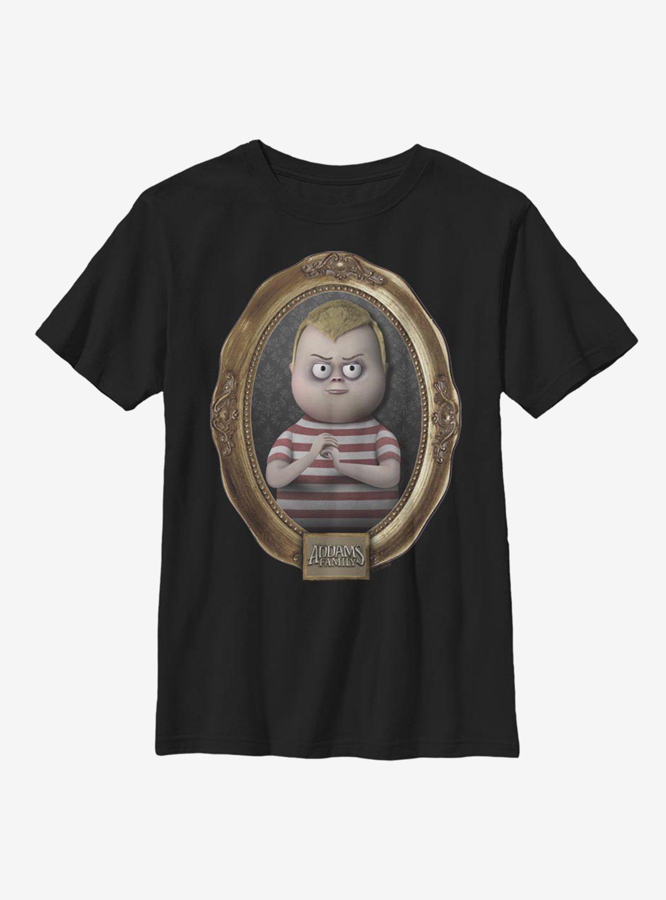 The Addams Family Pugsley Portrait Youth T-Shirt - BLACK | BoxLunch