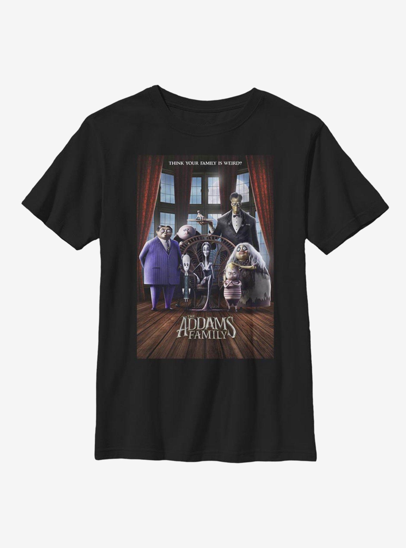 The Addams Family Theatrical Poster Youth T-Shirt, , hi-res