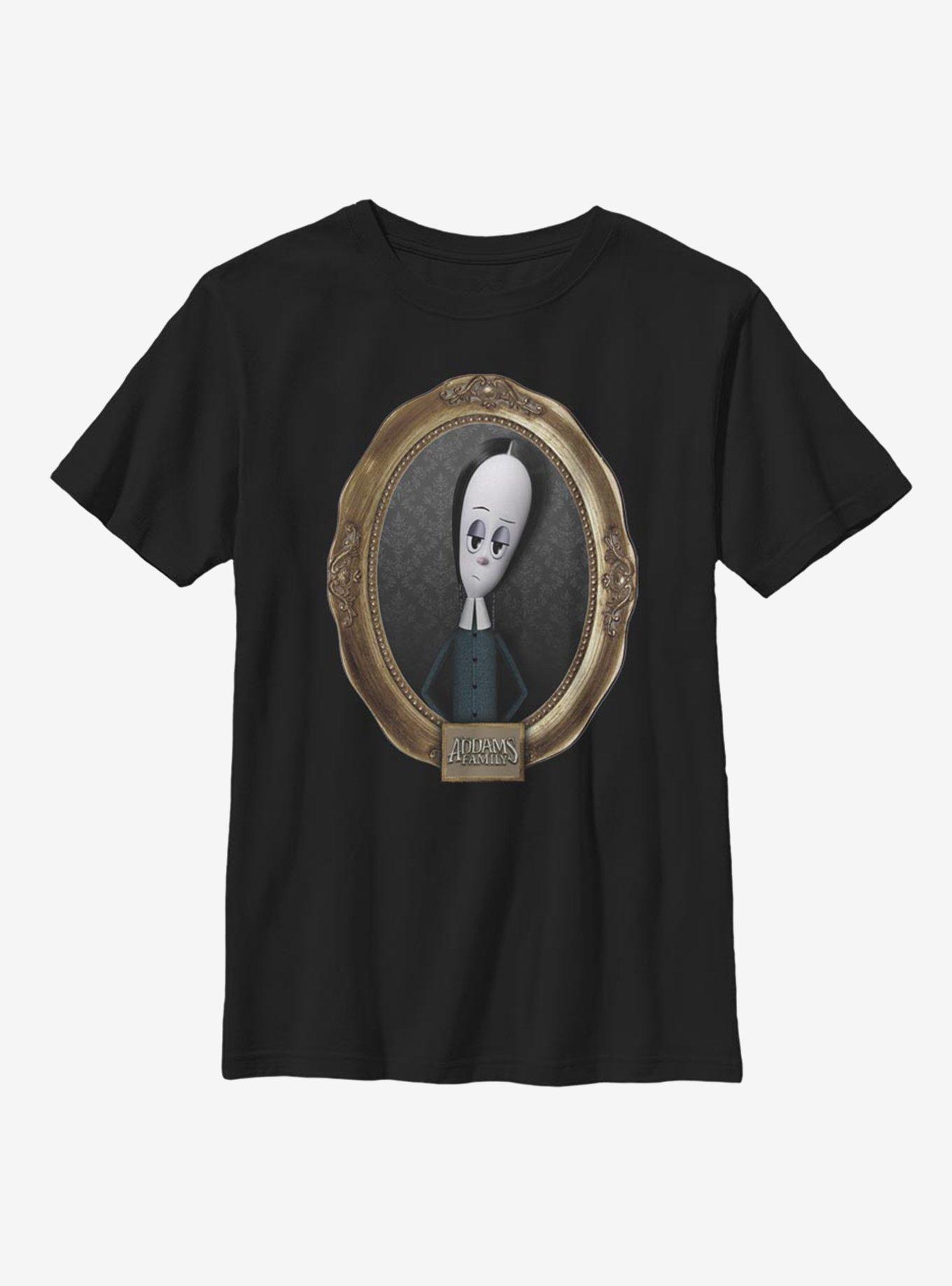 The Addams Family Wednesday Portrait Youth T-Shirt, , hi-res