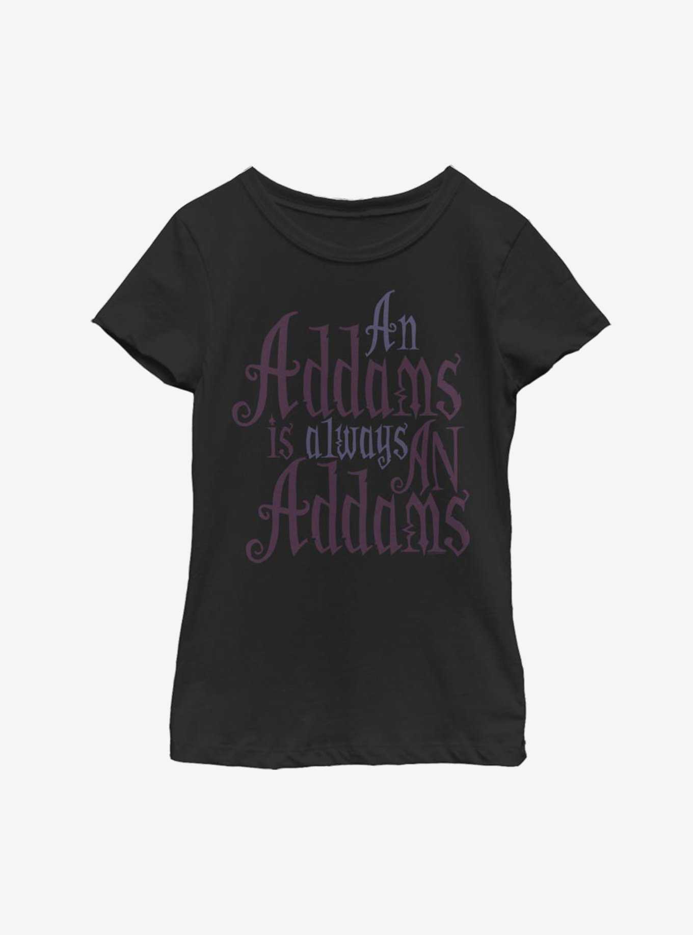 The Addams Family Always An Addams Youth Girls T-Shirt, , hi-res