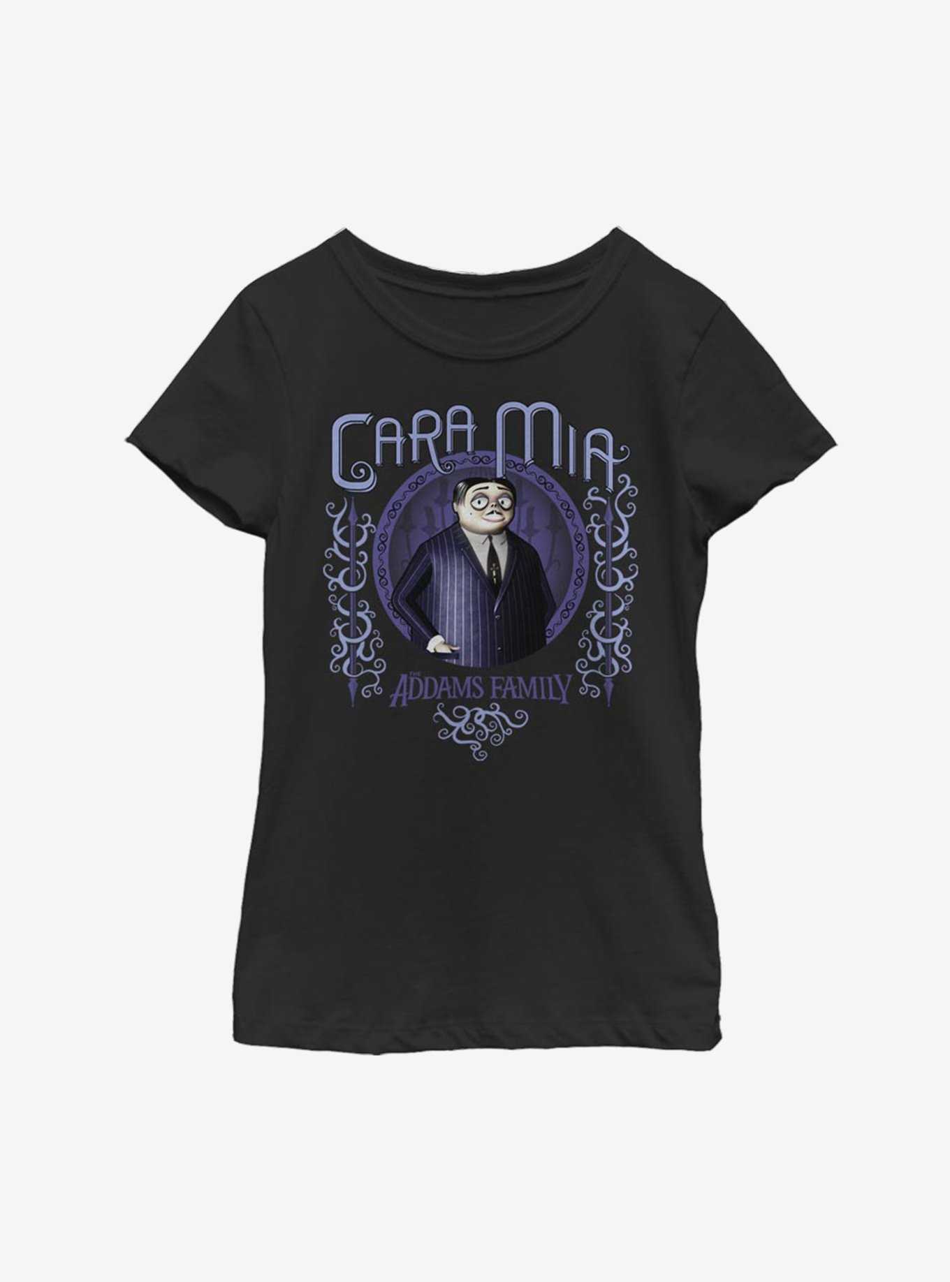 The Addams Family Cara Mia Youth Girls T-Shirt, , hi-res