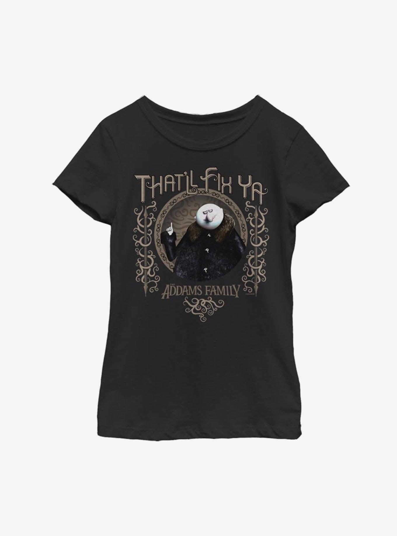 The Addams Family That'll Fix Ya Youth Girls T-Shirt, , hi-res