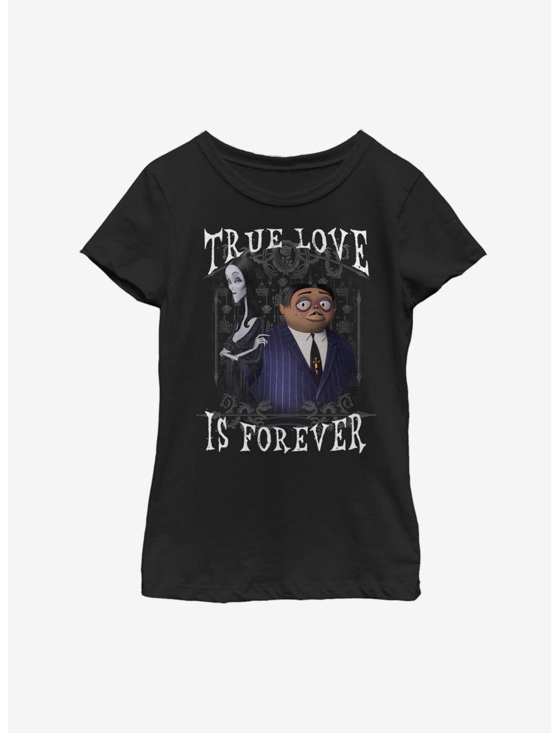 The Addams Family Forever Youth Girls T-Shirt, BLACK, hi-res