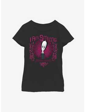 The Addams Family I Am Smiling Youth Girls T-Shirt, , hi-res
