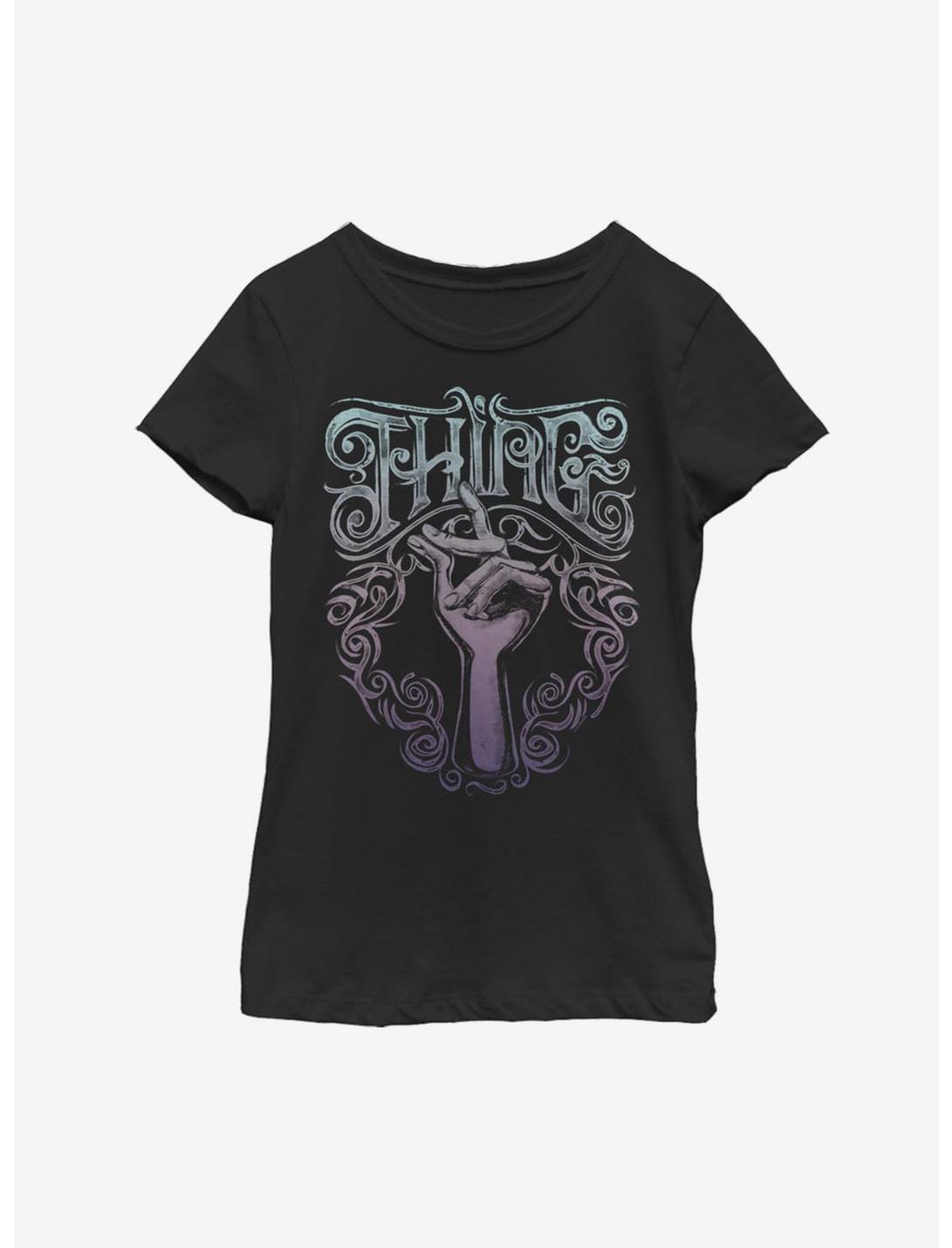 The Addams Family Snap Youth Girls T-Shirt, BLACK, hi-res