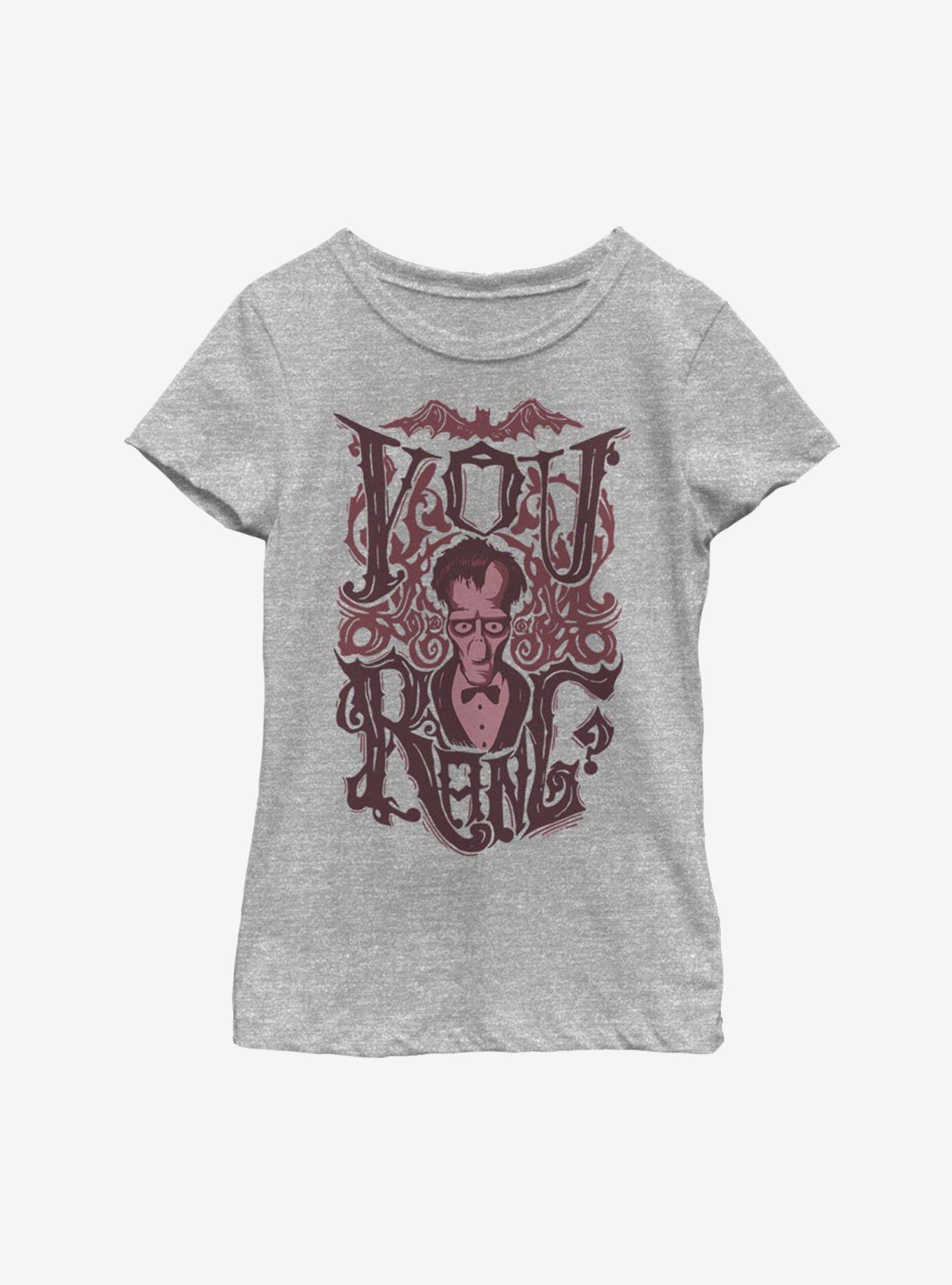 The Addams Family You Rang Youth Girls T-Shirt, ATH HTR, hi-res