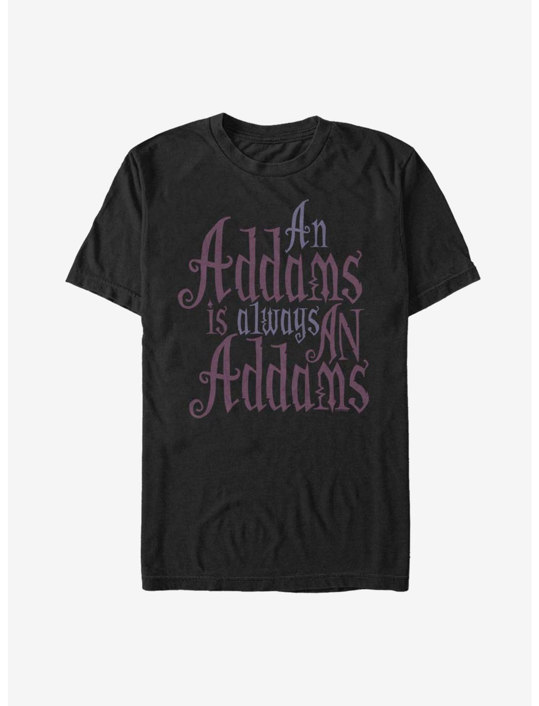The Addams Family Always An Addams T-Shirt, BLACK, hi-res