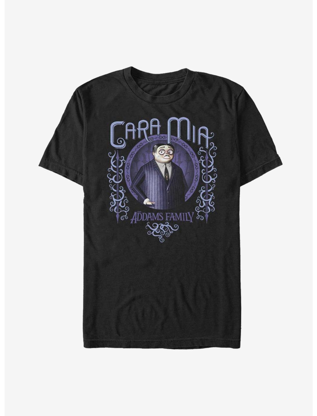 The Addams Family Cara Mia T-Shirt, BLACK, hi-res