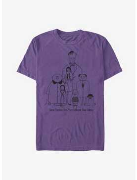 The Addams Family Classic Family Portrait T-Shirt, , hi-res