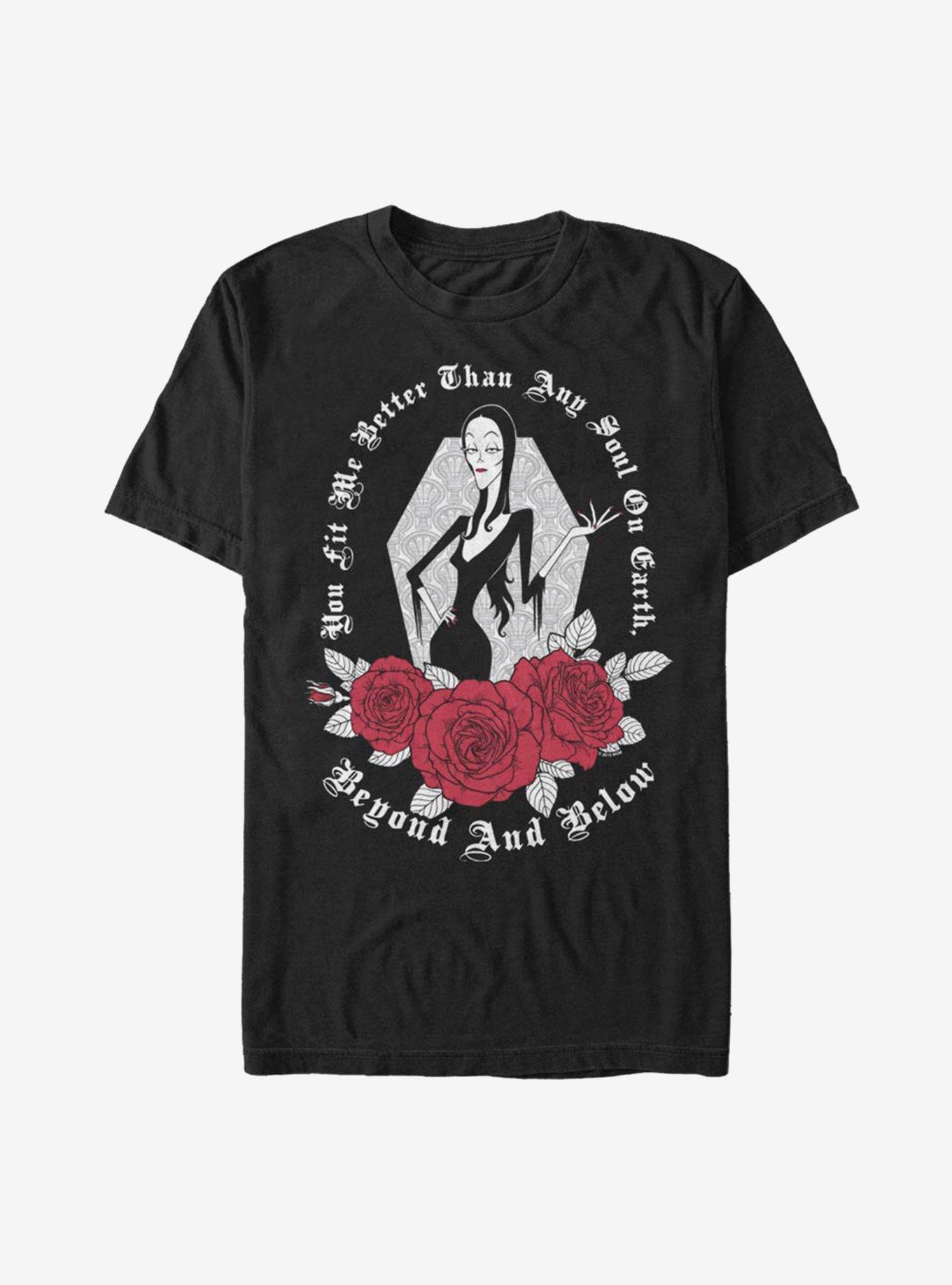 The Addams Family Morticia Soul T-Shirt, BLACK, hi-res