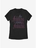 The Addams Family Always An Addams Womens T-Shirt, BLACK, hi-res