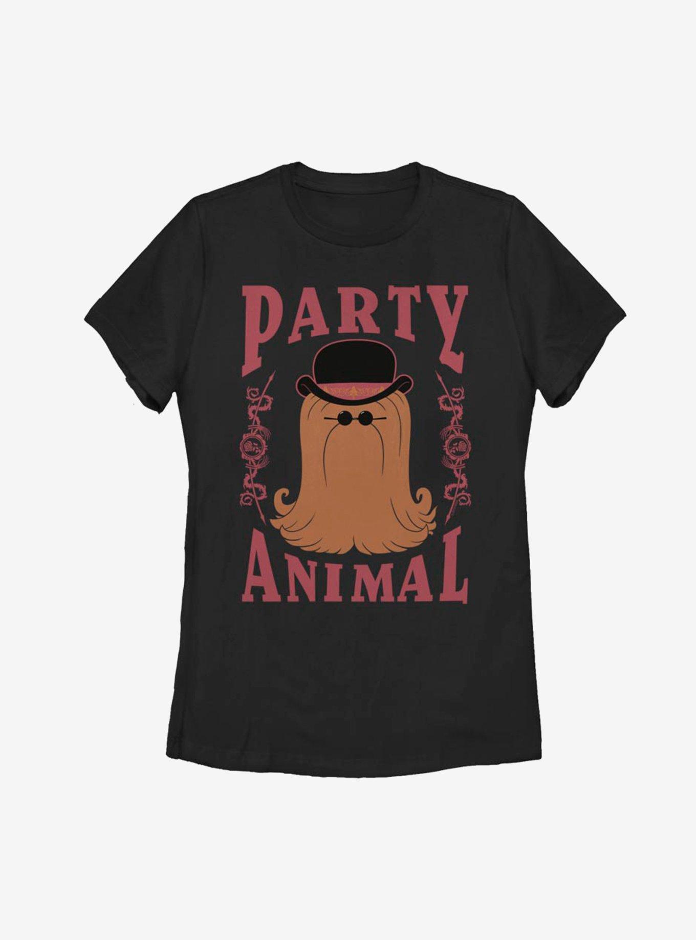 The Addams Family Party Animal Womens T-Shirt, BLACK, hi-res
