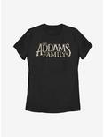 The Addams Family Theatrical Logo Womens T-Shirt, BLACK, hi-res