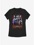 The Addams Family Theatrical Poster Womens T-Shirt, BLACK, hi-res