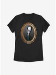 The Addams Family Wednesday Portrait Womens T-Shirt, BLACK, hi-res