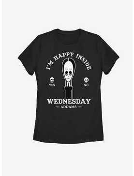 The Addams Family Wednesday Happy Inside Womens T-Shirt, , hi-res