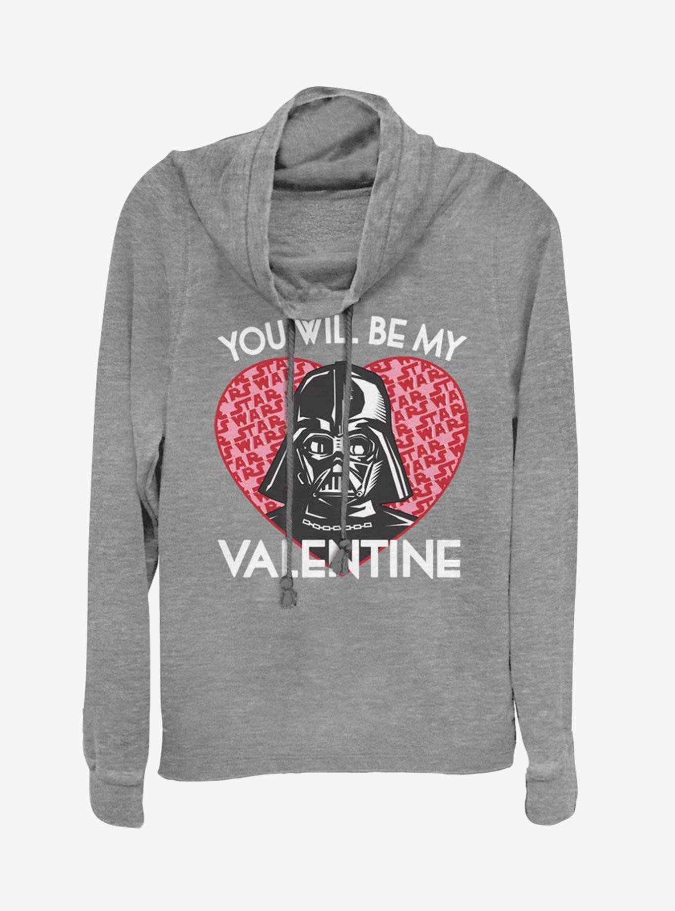 Star Wars You Will Darth Cowl Neck Long-Sleeve Girls Top, , hi-res