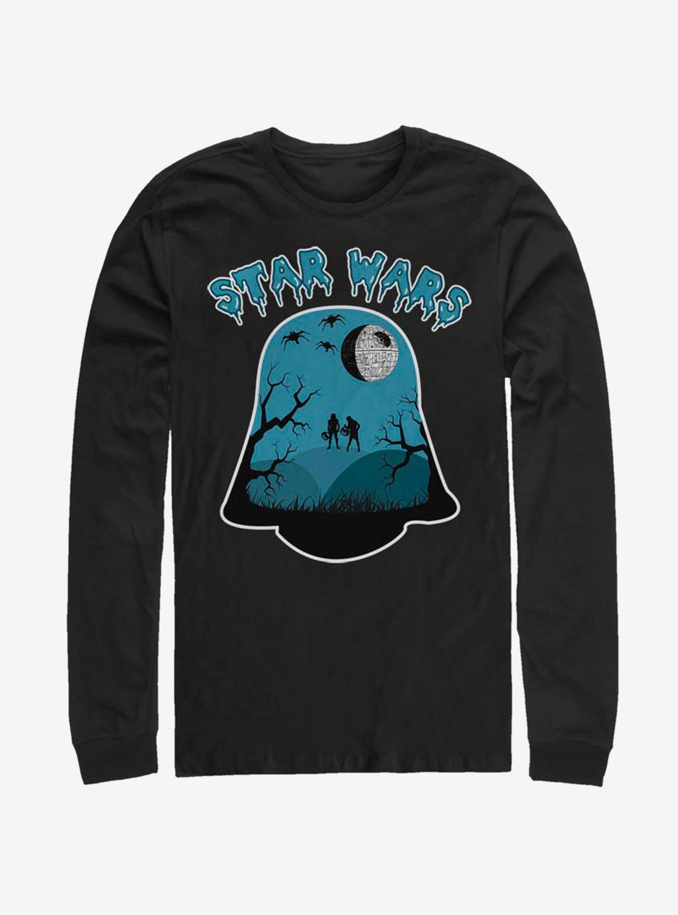 Star Wars Darth Halloween Long-Sleeve T-Shirt, BLACK, hi-res