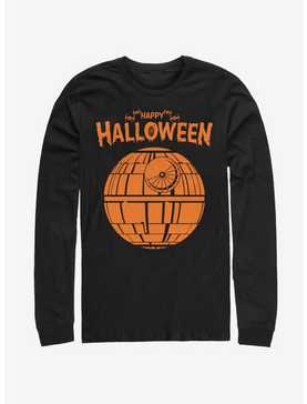 Star Wars Death Star Happy Halloween Long-Sleeve T-Shirt, , hi-res
