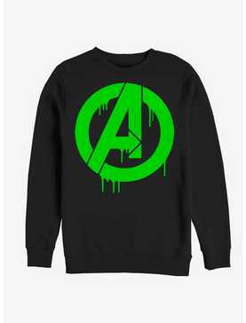 Marvel Avengers Green Slime Logo Sweatshirt, , hi-res