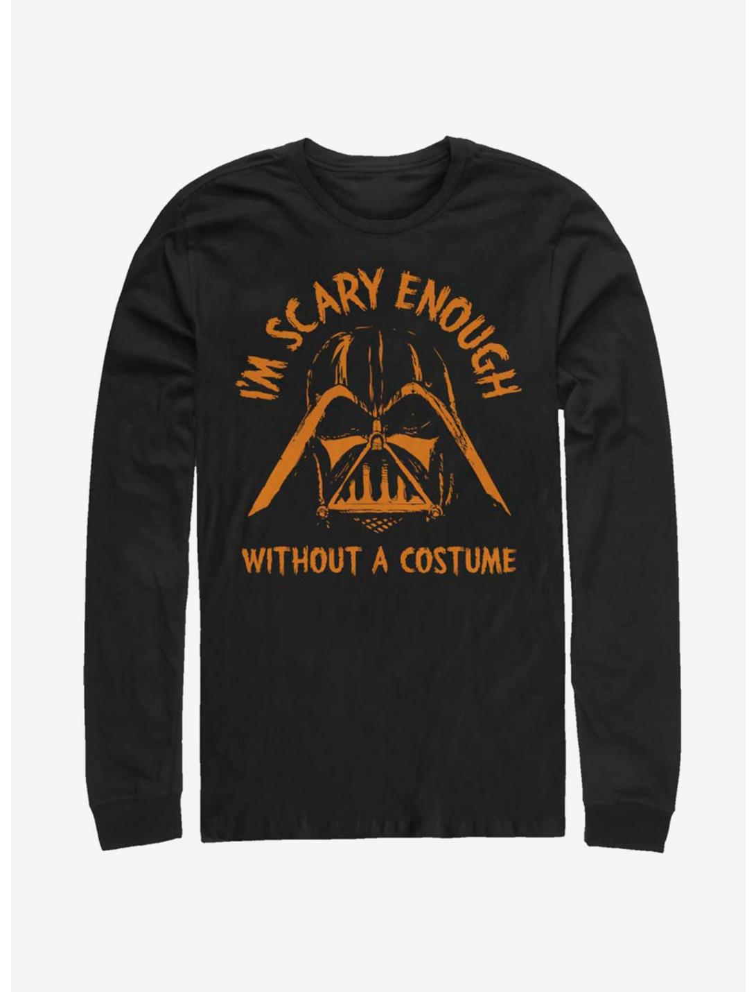 Star Wars Scary Without A Costume Long-Sleeve T-Shirt, BLACK, hi-res