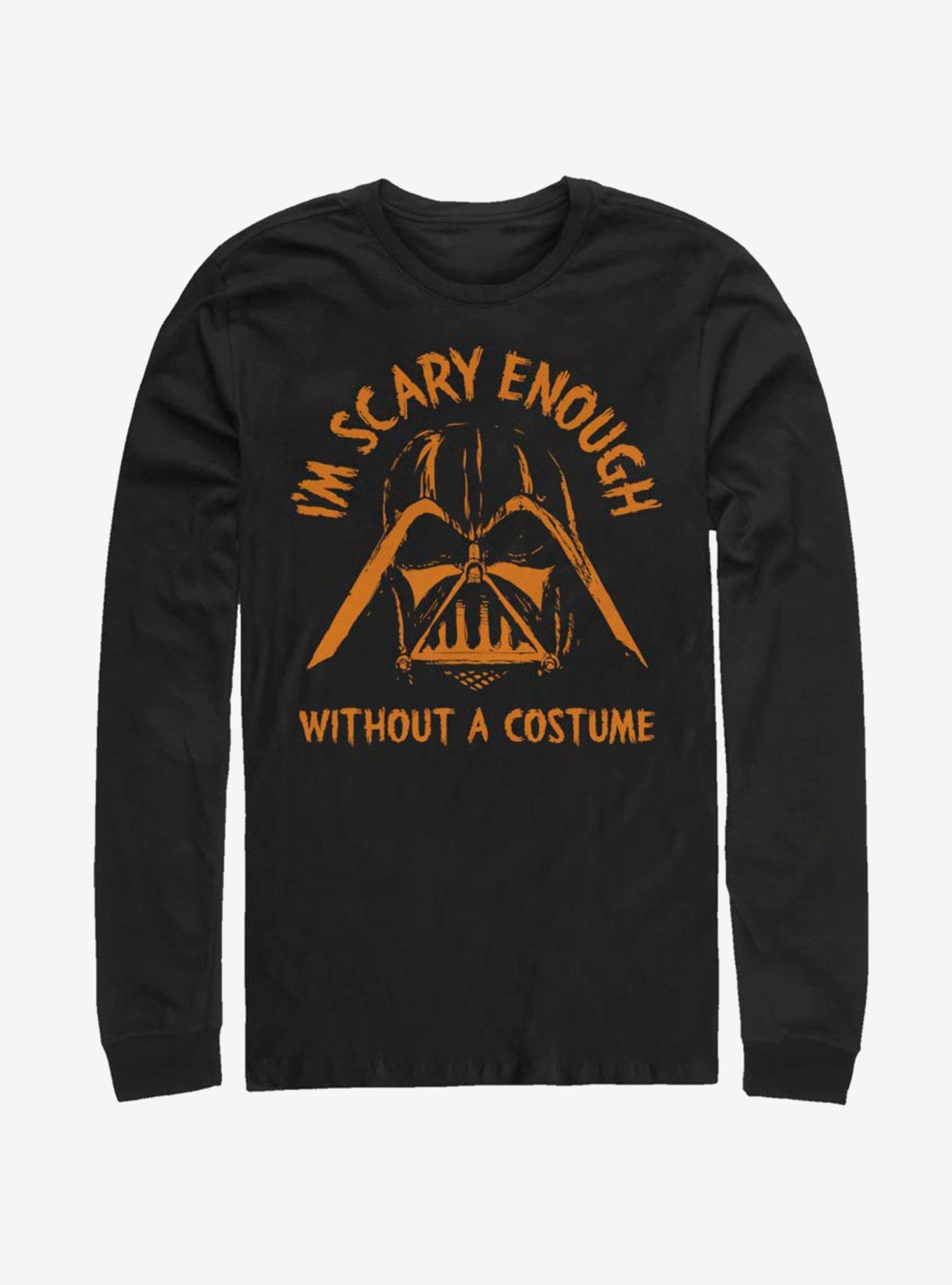 Star Wars Scary Without A Costume Long-Sleeve T-Shirt, BLACK, hi-res